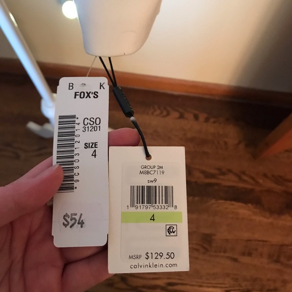 NWT Calvin Klein white suit jacket/blazer - Picture 6 of 6